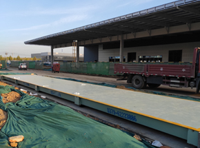 洛陽格力中央空調制造基地100噸地磅