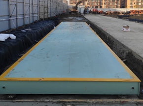 周口鄲城縣博群壹號院100噸地磅