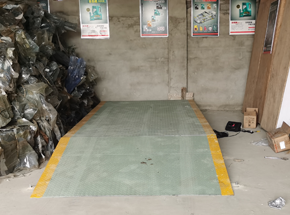 南陽臥龍十八里崗廢品收購(gòu)站10噸地磅