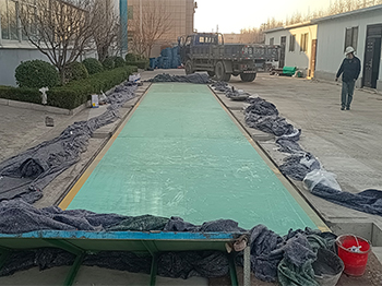 安陽利浦筒倉(cāng)工程100噸地磅