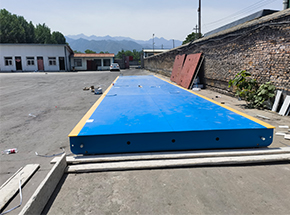 三門(mén)峽豫靈鎮麻莊回收站100噸地磅