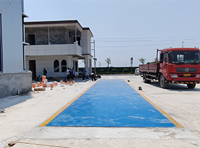 新鄉市勝春食品廠(chǎng)100噸地磅