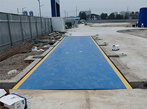 新鄉輝縣建筑住宅項目120噸地磅